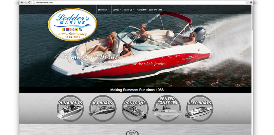 Web Design - Lodder's Marine